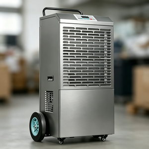 Industrial <b>Portable</b> Dehumidifier 90L/D Mobile Commercial Warehouse Basement Air <b>Dryer</b> Humidity Control Machine With Wheels High - Product Image 1