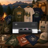 Imprimante DTF A3 pour camping et extérieur, Impresora A3, transfert de film pour randonnée, encre blanche, impression CMYK, Epson F1080 Precisioncore