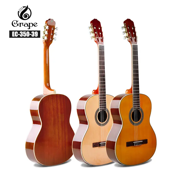 Fábrica OEM 4/4 guitarra de cuerda de nylon guitarra clásica
