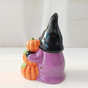 Ornamenti di Halloween in Porcellana Dolomite a Forma di Goblin e Zucche Sovrapposte, Vendita Calda per le Festività - Product Image 4