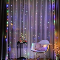 Guirlandes lumineuses LED en fil de cuivre de 6 x 3 mètres, prise 220V, télécommande à huit fonctions, ambiance de Noël, décoration de fête