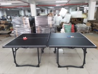 Table de tennis pliable pour l'intérieur et l'extérieur, taille officielle