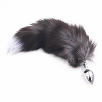 Plug anal queue de renard en acier inoxydable pour jeux adultes, stimulateur de plaisir anal, jouet sexuel pour femmes