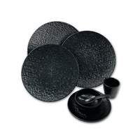 Bestwares Ensemble de vaisselle en mélamine de style japonais pour restaurant, bol à dîner en mélamine, assiette, cuillère et tasse à thé
