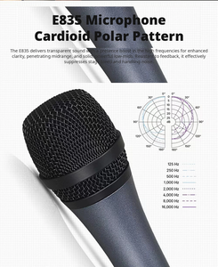 <strong>E835</strong> Wired Professional Vocal Microphone for Stage Performance - Product Image 5