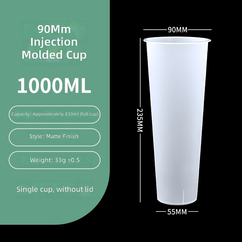 Gobelet unique givré de 90 à 1000 ml