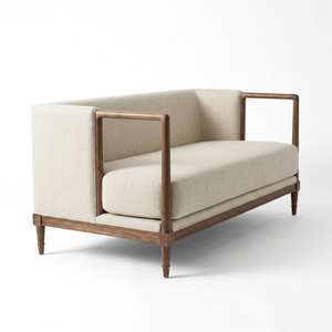 Modern Upholstered Garden Sofa Set with Waterproof Cushions UV-Resistant PE Rattan Frame Outdoor Furniture Featuring Armrests - Product Image 1