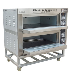 Horno Eléctrico de Convección Comercial a Precio de Fábrica, Horno para Hornear Carne, Buen Precio, 2 Niveles, 4 Bandejas, Horno Eléctrico para Pan y <span class=keywords><strong>Pizza</strong></span> para Panadería - Product Image 3