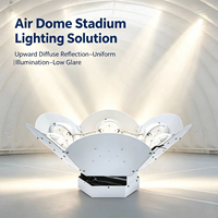 Solution d'éclairage LED pour dôme gonflable intérieur 380W pour terrain de pickleball, terrain de football et piscine intérieure