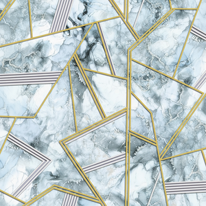 Papier peint PVC 3d pour la maison Papier peint de revêtement intérieur Motif géométrique Papier peint moderne en vinyle pour la décoration intérieure - Product Image 1