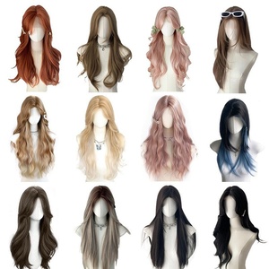 วิกผมหน้าผากสำหรับผู้หญิง ทนความร้อนสูง คลุม<span class=keywords><strong>ทั้ง</strong></span>ศีรษะ ลอนใหญ่ ทรงเลขแปด พร้อมหน้าม้าบางเบา ใช้ได้ทุกวัน ช่วยเปลี่ยนลุคของคุณ - Product Image 2