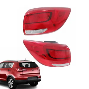 Автомобильные аксессуары автозапчасти светодиодный галогенный задний тормоз красный сигнальный фонарь наружный задний фонарь для KIA sportage 2014 2015 2016
