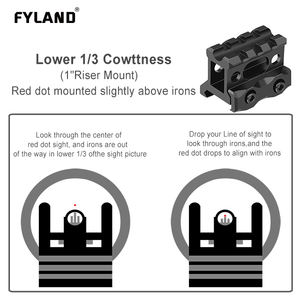 Venta caliente Entrega rápida FYLAND <span class=keywords><strong>Precio</strong></span> de fábrica 1X30 Red Green Dot <span class=keywords><strong>Laser</strong></span> Sight con Green <span class=keywords><strong>Laser</strong></span> Red Dot Scope - Product Image 4