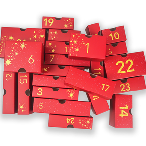 Coffret Calendrier <span class=keywords><strong>de</strong></span> l'Avent <span class=keywords><strong>de</strong></span> Noël Vide Cosmétique Parfum Chocolat Emballage <span class=keywords><strong>Cadeau</strong></span> Papier 24 Jours - Product Image 6