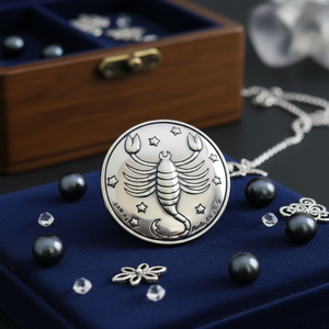 Perle Sciolte BLAZON ZODIAC SCORPIO Diametro 30mm Elegante Collezione Zodiacale - Product Image 3