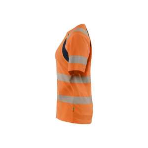 BLAKLADER - 350325375389XXXL T-shirt haute visibilité pour femme Orange/Bleu marine-EAN 7330509894637 HI-VIS WORKWEAR - Product Image 4