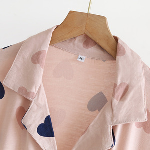 Abito da notte donna pigiama primaverile Pour Femme Nightwear Modal Long Summer Pocket Cartoon Cardigan Sleep Tops Nuisette - Product Image 2