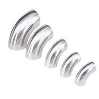 Coude en acier inoxydable 304 316, soudé, qualité industrielle, raccord de tuyauterie, tube long, haute résistance, poli miroir, moulage, haute pression