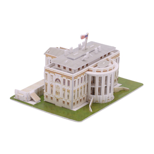 Kit <span class=keywords><strong>de</strong></span> bricolage, puzzles 3D, <span class=keywords><strong>Maison</strong></span> Blanche américaine, puzzles 3D, architecture mondiale célèbre, construction <span class=keywords><strong>de</strong></span> bâtiments, modèle 3D, jouet cadeau - Product Image 5