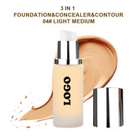 Fond de teint crème matifiant à couvrance totale, contrôle du sébum, hydratant, pour femmes, tous types de peau