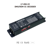 Decodificador DMX/RDM de Corriente Constante de 4 Canales LTECH, Controlador de Lámparas y Faroles LED DIM/CT/RGB/RGBW