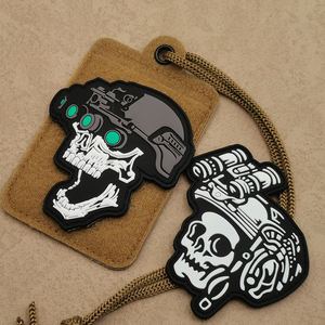 Parche de Goma 3D con Diseño de Calavera Táctica Dead Evil, Parche de PVC con Diseño de Cabeza Malvada, Parche de Goma Táctica con Diseño de Calavera para Pegar en la Parte Delantera de la Ropa - Product Image 6