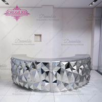 Barres modernes en acier inoxydable dorées ou argentées, décoration luxueuse pour événements de mariage, pour la maison, les fêtes de famille ou les hôtels, en métal