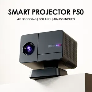 Proyector Inteligente Portátil 4K 1080P con Android 14, 800 Lúmenes, Altavoces Integrados, para Cine y Juegos, LAN, LED, 120W - Product Image 2