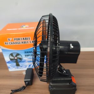 Ventilador Oscilante de 8 Pulgadas con Batería de Litio y Salida de Carga USB; un Éxito de Ventas en el Sudeste Asiático, Oriente Medio y África. - Product Image 2