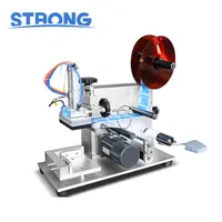 Semi-Automatic Table Top Electric Manual Labeling Machine for Flat Side Square Bottle