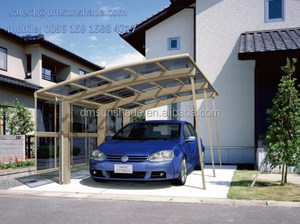 Nuovo design moderno outdoor hotel stazione degli autobus l' uso del giardino di alluminio auto di parcheggio capannone <span class=keywords><strong>garage</strong></span> sole capannone - Product Image 5