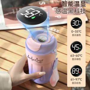 Taza de café de acero inoxidable 316, vaso de viaje portátil con aislamiento al vacío de 500Ml para hombres, mujeres, estudiantes, coches, taza de regalo - Product Image 3