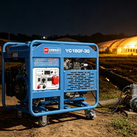 Générateur silencieux à essence monophasé à inverseur 4 temps 15/18KW haute performance pour usage industriel extérieur