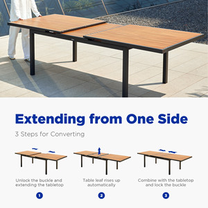 Heck 12 Person Teak <b>Outdoor</b> <b>Extendable</b> <b>Dining</b> <b>Table</b> Set With Cushions - Product Image 3