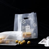 Sacs d'emballage en plastique pour aliments, sacs à emporter, sacs à main, style occidental mat