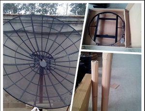 Antenne satellite à mât en aluminium de grande taille <span class=keywords><strong>3m</strong></span> 300cm 10 pieds, parabole en maille - Product Image 6