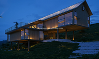 Maison d'hôtel préfabriquée de luxe portable avec cuisine et salle de bain Maisons de glamping Maison en acier à 2 étages Cabine d'hôtel extérieure