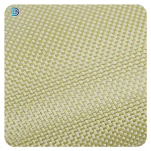 Rollo de tela de fibra de aramida de alta resistencia, tejido liso de 220gsm, 1500D, proveedor de fibra de aramida