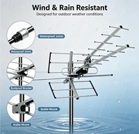UHD-3939C-02UV Hochleistungs-16-Elemente-Außen-Yagi-TV-Antenne UHF/VHF Digital HDTV Antenne DVB-T2 Mastmontage Kunststoff Aluminium