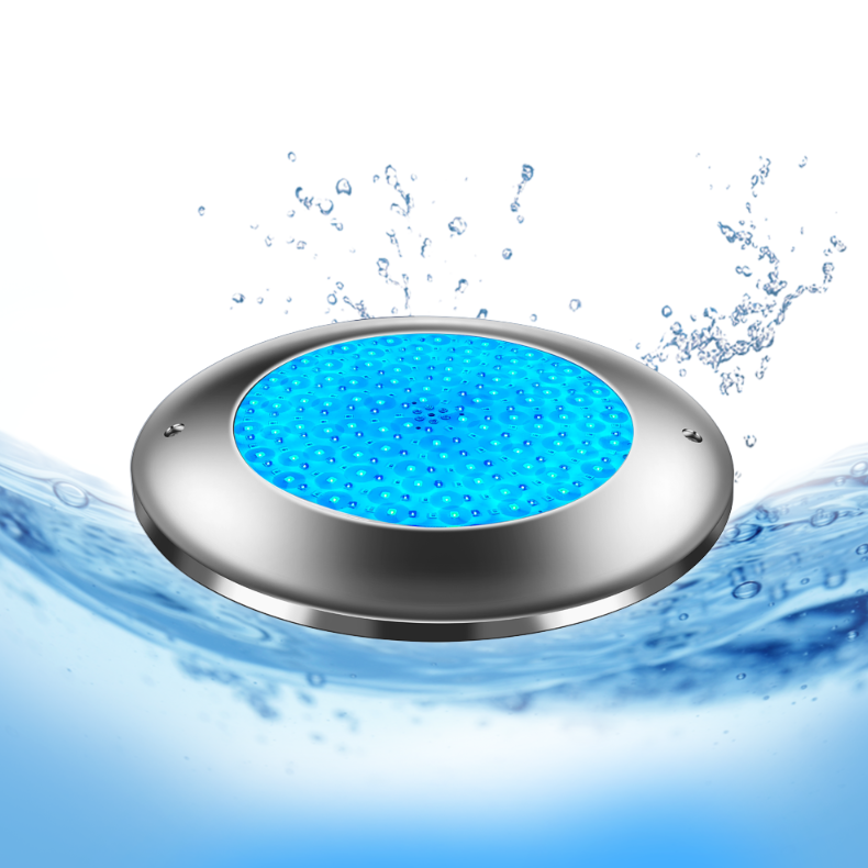 Refined Ip68 12v Wall Mounted RGBW 316L Stainless Steel Marine Light Led Swimming Pool Equipment Led Swimming Pool Light