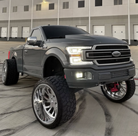 SL 26X12 20X14 24X10 26X16 28X16 Velg Truk Tempa Custom Deep Lip Polished dengan 8X165.1 6X135 untuk RAM 2500 Ford F150