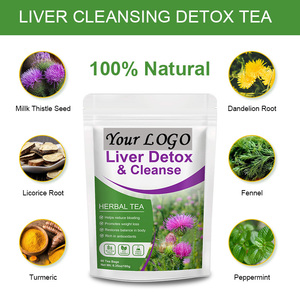 Teh Herbal pembersih dan pelindung hati organik detoks teh 30 buah kantung teh - Product Image 2