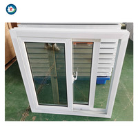 Fenêtres coulissantes des Bahamas, design coulissant, UPVC, résistantes aux ouragans, fenêtres coulissantes en PVC avec moustiquaire