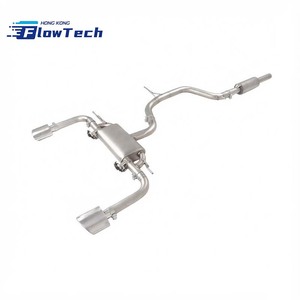 ระบบท่อไอเสียแคทแบ็กสแตนเลสแบบมีวาล์วสำหรับ Audi A3 1.4T 1.8T เพิ่มประสิทธิภาพ - Product Image 1
