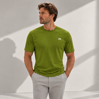T-shirt unisexe à manches courtes style montagne, séchage rapide, résistant aux rayures, anti-déchirure, décontracté, pour le sport