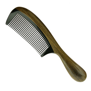 Peine para el cabello de cuerno de buey Meishuge, peine de masaje hecho a mano de 14 cm para la población en general - Product Image 4