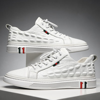 Chaussures de créateur pour hommes, baskets de luxe en cuir véritable, chaussures de sport de skateboard d'extérieur, baskets à motif d'alligator pour hommes