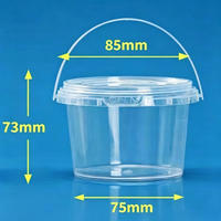 Gobelet à bière rond jetable NAJIE en PP transparent grande capacité 300 ml, diamètre 98 mm, sérigraphié, ZHE Chine