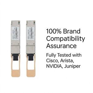 Module émetteur-récepteur optique QSFP112 400G SR4 MPO MMF à prix d'usine, 100 m pour liaison fibre optique 400G haute densité - Product Image 6
