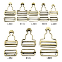 Fourniture directe d'usine pratique japonais boucle sangle pantalon 25mm bras croisé fer gourde boucle en métal pour vêtements